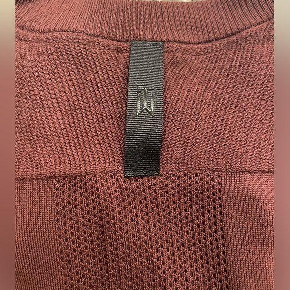 Nike TW Tiger Woods Collection Knit Golf Sweater Wool Blend CU9782-652 Men Sz XL - Picture 8 of 14